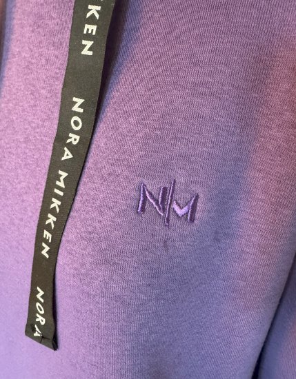 Nora Mikken KRISTINA Long Hoodie Purple - Sviitrid ja dressipluusid - 
