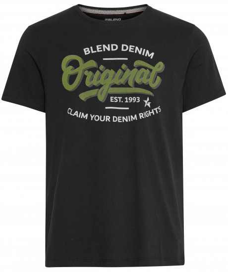 Blend 4568 T-Shirt Black - T-särgid - Suured T-särgid 2XL – 14XL