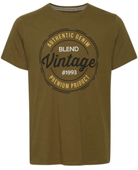Blend 4811 T-Shirt Military Olive - Suured Riided - Suurte meeste riided 2XL – 8XL