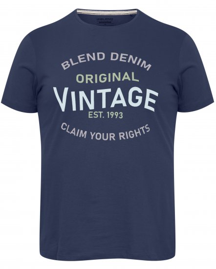Blend 5018 T-Shirt Navy - T-särgid - Suured T-särgid 2XL – 14XL