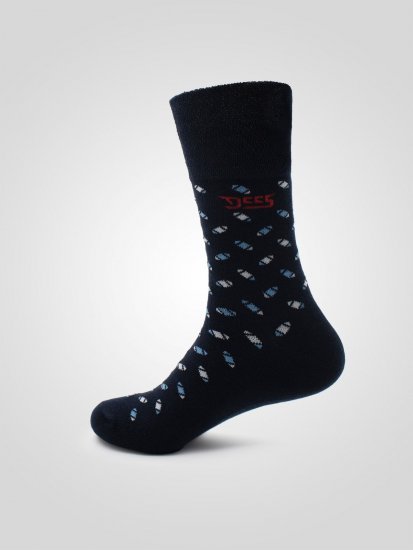 D555 Harold 3 Extra Wide Comfort Fit Socks 3-pack Navy/Denim - Aluspesu ja ujumisriided - Aluspesu 2XL-8XL