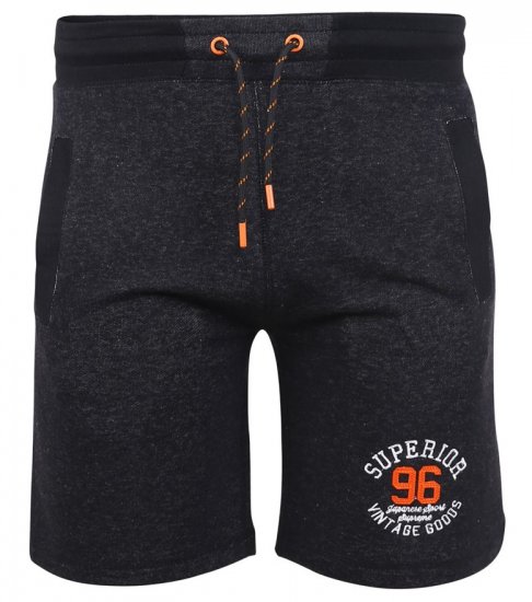 D555 HARLOW Jersey Shorts Black Twist - Dressipüksid ja -šortsid - Spordipüksid ja Lühikesed Spordipüksid