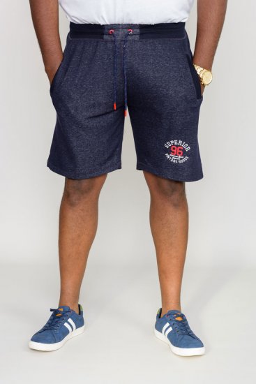 D555 HARLOW Jersey Shorts Denim Marl - Dressipüksid ja -šortsid - Spordipüksid ja Lühikesed Spordipüksid