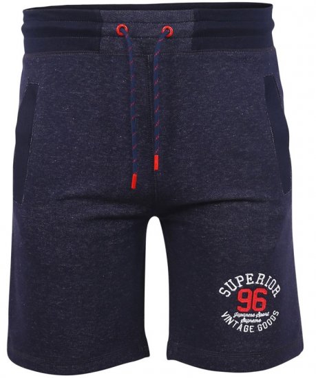 D555 HARLOW Jersey Shorts Denim Marl - Dressipüksid ja -šortsid - Spordipüksid ja Lühikesed Spordipüksid