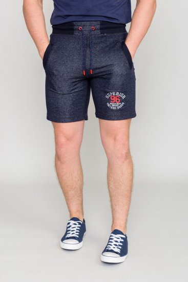 D555 HARLOW Jersey Shorts Denim Marl - Dressipüksid ja -šortsid - Spordipüksid ja Lühikesed Spordipüksid