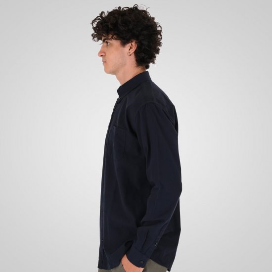 Double Outfitters GS-5225 Oxford-särk Tumesinine - Särgid - Meeste suured särgid 2XL – 8XL