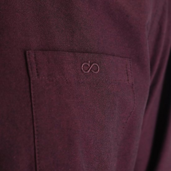 Double Outfitters GS-5225 Oxford-särk Veinipunane - Särgid - Meeste suured särgid 2XL – 8XL