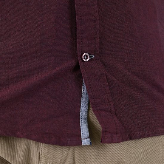 Double Outfitters GS-5225 Oxford-särk Veinipunane - Särgid - Meeste suured särgid 2XL – 8XL