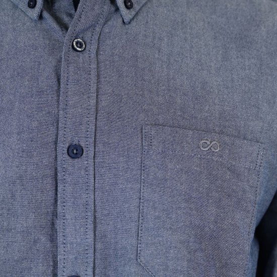 Double Outfitters GS-5225 Oxford-särk Helesinine - Särgid - Meeste suured särgid 2XL – 8XL