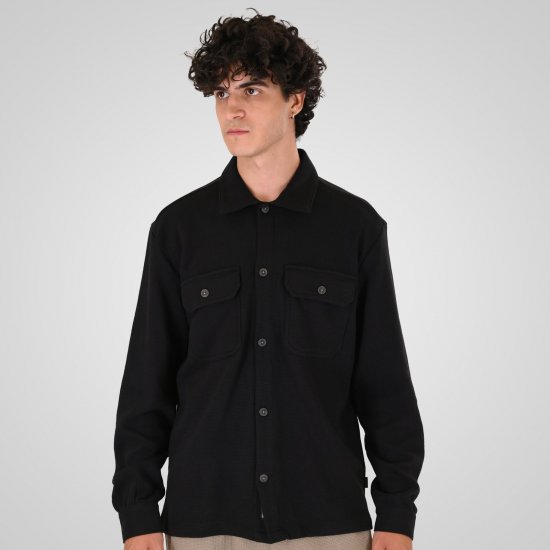 Double Outfitters GS-5237 Särkjakk Must - Särgid - Meeste suured särgid 2XL – 8XL