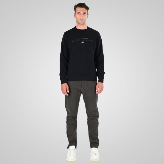 Double Outfitters MTOP-1151 Dressipluus Must - Sviitrid ja dressipluusid - Meeste suured kapuutsiga jakid suurustes 2XL – 14XL