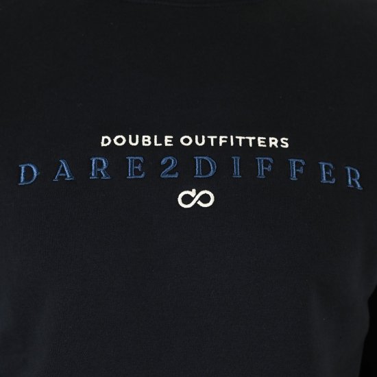 Double Outfitters MTOP-1151 Dressipluus Must - Sviitrid ja dressipluusid - Meeste suured kapuutsiga jakid suurustes 2XL – 14XL