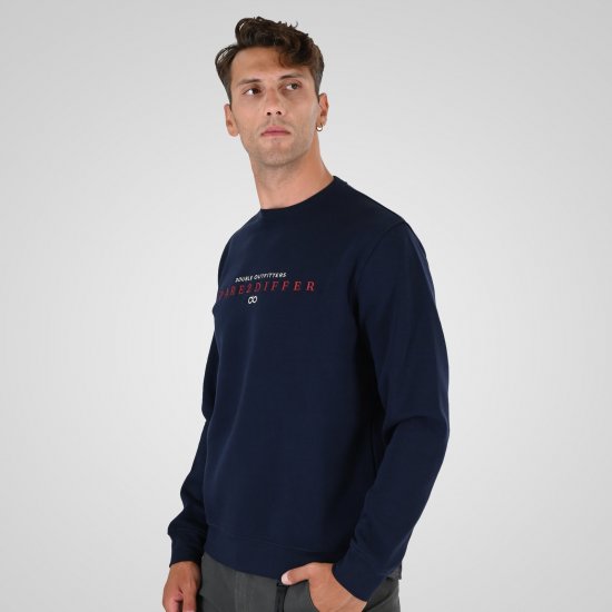 Double Outfitters MTOP-1151 Dressipluus Tumesinine - Sviitrid ja dressipluusid - Meeste suured kapuutsiga jakid suurustes 2XL – 14XL