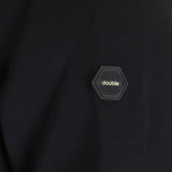 Double Outfitters MTOP-1160 Tõmblukuga kapuutsiga pusa Must - Sviitrid ja dressipluusid - Meeste suured kapuutsiga jakid suurustes 2XL – 14XL