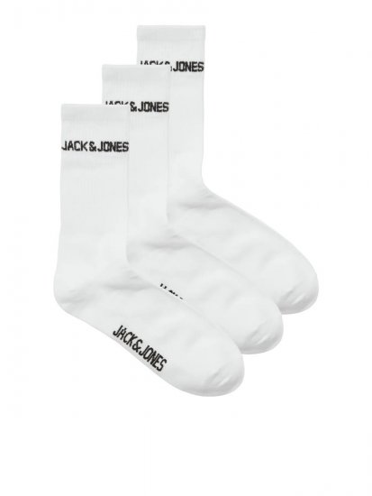 Jack & Jones Melvin Tennisesokid Valge 3 paari - Aluspesu ja ujumisriided - Aluspesu 2XL-8XL