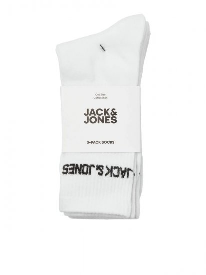 Jack & Jones Melvin Tennisesokid Valge 3 paari - Aluspesu ja ujumisriided - Aluspesu 2XL-8XL