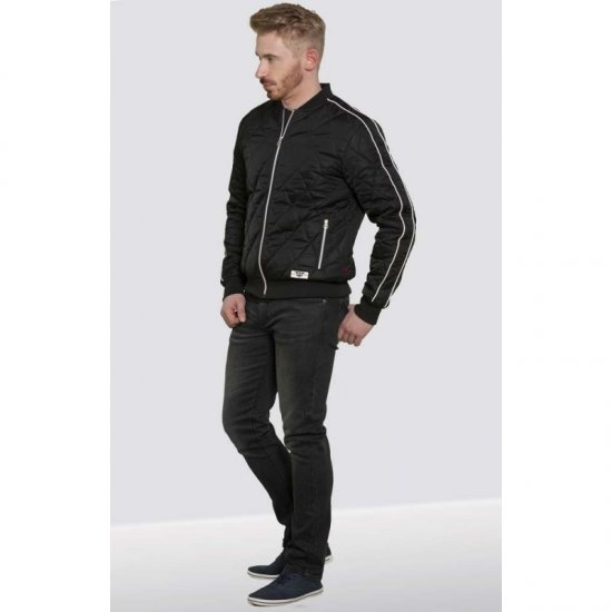 D555 Skipton Quilted Bomber Jacket Black - Jakid ja joped - Joped, suured suurused: 2XL – 12XL