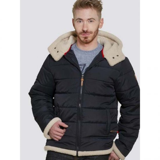 D555 Hudson Hooded Puffer Jacket Navy - Jakid ja joped - Joped, suured suurused: 2XL – 12XL