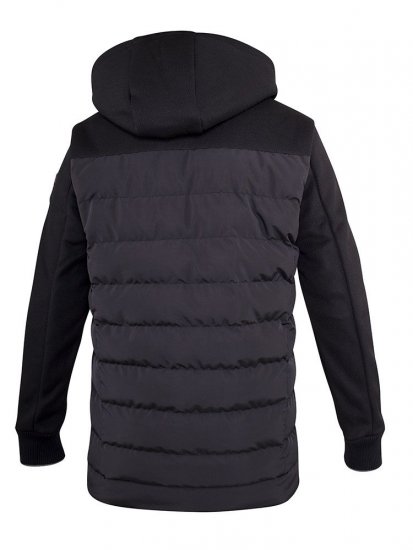 D555 Hampshire Hooded Quilted Jacket Black - Jakid ja joped - Joped, suured suurused: 2XL – 12XL