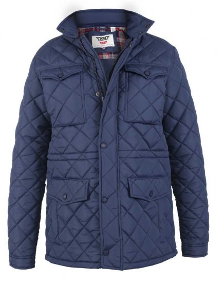 D555 Dalwood Quilted Jacket With Zip Away Hood - Jakid ja joped - Joped, suured suurused: 2XL – 12XL
