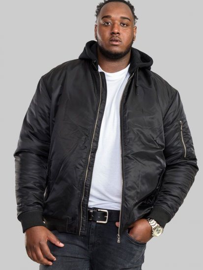 D555 Poppleford Bomber Jacket With Detachable Fleece Hood - Jakid ja joped - Joped, suured suurused: 2XL – 12XL