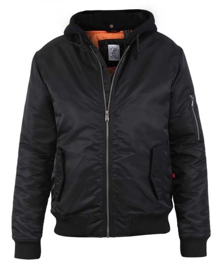 D555 Poppleford Bomber Jacket With Detachable Fleece Hood - Jakid ja joped - Joped, suured suurused: 2XL – 12XL