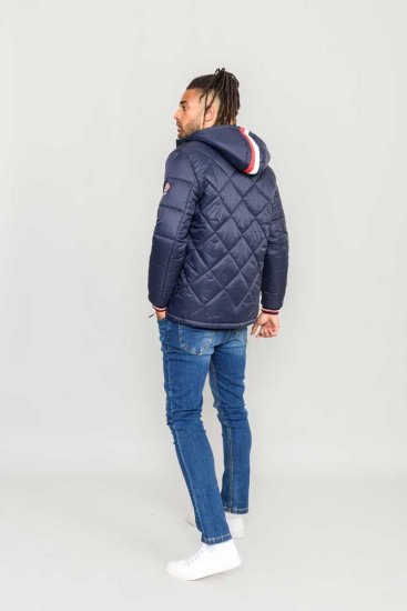 D555 Angus Diamond Quilted Puffer Jacket Navy - Jakid ja joped - Joped, suured suurused: 2XL – 12XL