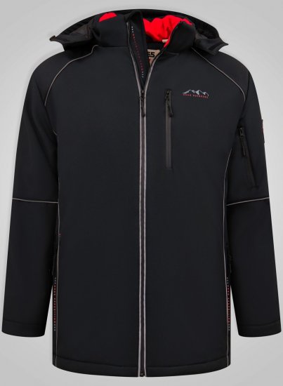 D555 Jamie Soft Shell Detachable Hood Padded Jacket Must TALL - TALL jakid ja joped - TALL jakid pikkadele meestele