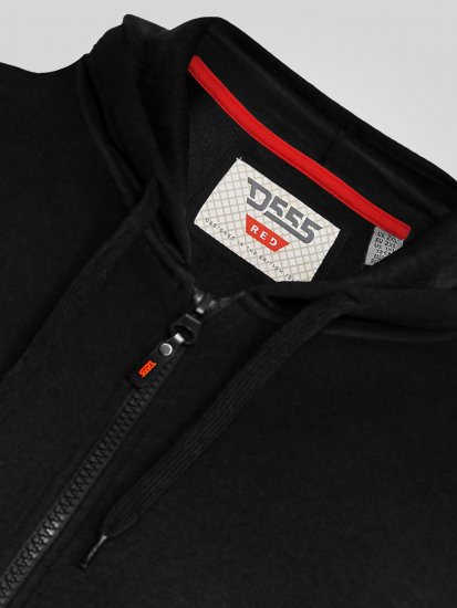 D555 Cantor Dressipluus Kapuutsiga Must - Sviitrid ja dressipluusid - Meeste suured kapuutsiga jakid suurustes 2XL – 14XL