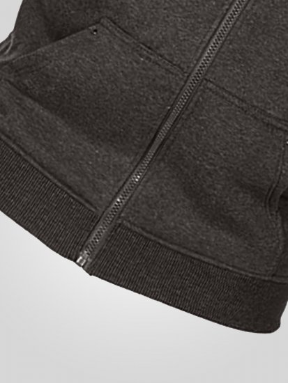D555 Cantor Dressipluus Kapuutsiga Hall - Sviitrid ja dressipluusid - Meeste suured kapuutsiga jakid suurustes 2XL – 14XL
