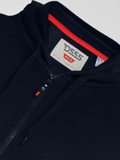 D555 Cantor Dressipluus Kapuutsiga Tumesinine - Sviitrid ja dressipluusid - Meeste suured kapuutsiga jakid suurustes 2XL – 14XL