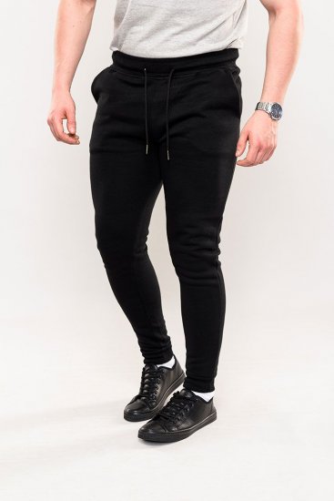 D555 Brandon Sweatpants with Tapered leg Black - Dressipüksid ja -šortsid - Spordipüksid ja Lühikesed Spordipüksid