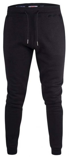 D555 Brandon Sweatpants with Tapered leg Black - Dressipüksid ja -šortsid - Spordipüksid ja Lühikesed Spordipüksid