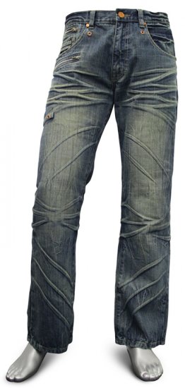K.O. Jeans 1792 Dirt Wash - Teksad ja Püksid - Meeste suured teksad W40 – W70