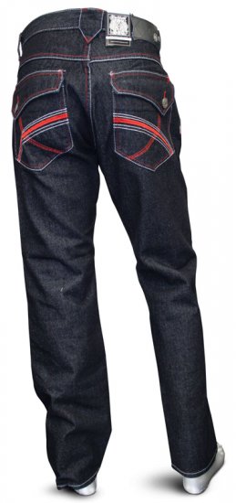 K.O. Jeans 1708 Black - Teksad ja püksid - Meeste suured teksad W40 – W70