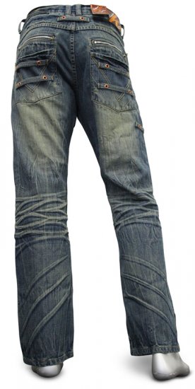 K.O. Jeans 1792 Dirt Wash - Teksad ja püksid - Meeste suured teksad W40 – W70