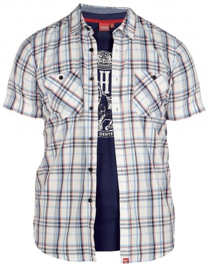 D555 Avant Tee + Shirt - Särgid - Meeste suured särgid 2XL – 8XL