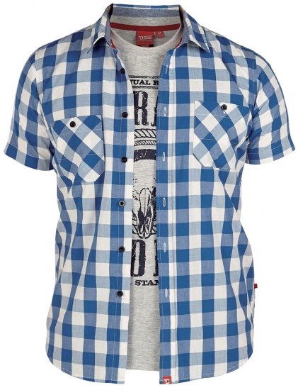 D555 Emerson Tee + Shirt - Särgid - Meeste suured särgid 2XL – 8XL