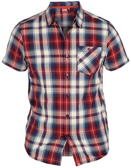 D555 Safford Shirt - Särgid - Meeste suured särgid 2XL – 8XL