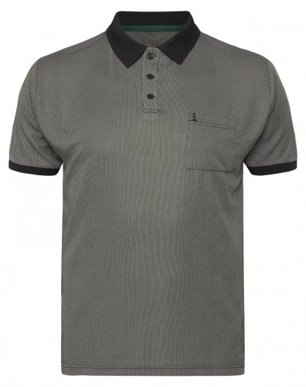 North Latitude Cool Effect Polosärk Must - Polosärgid - Meeste suured polosärgid 2XL – 8XL