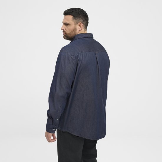 North Latitude 53139 teksasärk sinine - Särgid - Meeste suured särgid 2XL – 8XL