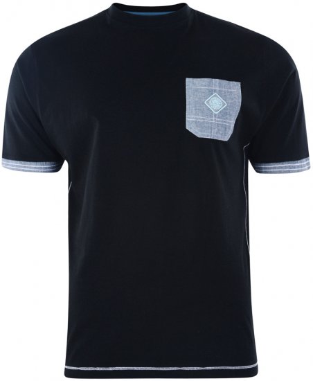 Kam Jeans 565 T-shirt Black - T-särgid - Suured T-särgid 2XL – 14XL