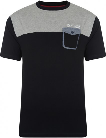 Kam Jeans 543 T-shirt Black - T-särgid - Suured T-särgid 2XL – 14XL
