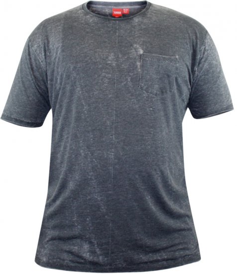 D555 Mavi T-shirt Grey with Pocket - T-särgid - Suured T-särgid 2XL – 14XL