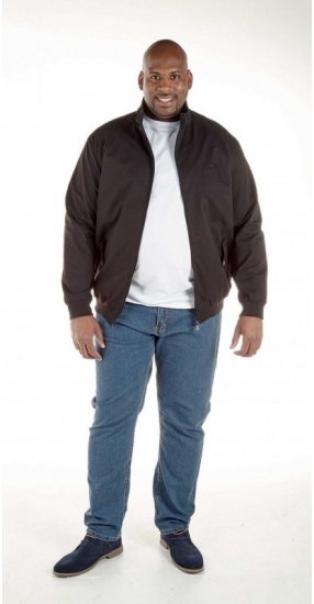 D555 Windsor Cotton Harrington Jacket Black - Jakid ja joped - Joped, suured suurused: 2XL – 12XL