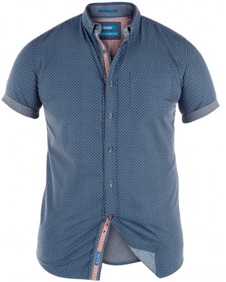 D555 Jaylon Short Sleeve Shirt - Särgid - Meeste suured särgid 2XL – 8XL