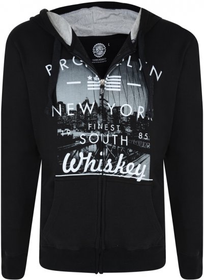 Kam Jeans Brooklyn Hoody - Sviitrid ja dressipluusid - Meeste suured kapuutsiga jakid suurustes 2XL – 14XL