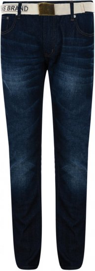 Forge George Belted Regular Jeans - Teksad ja Püksid - Meeste suured teksad W40 – W70