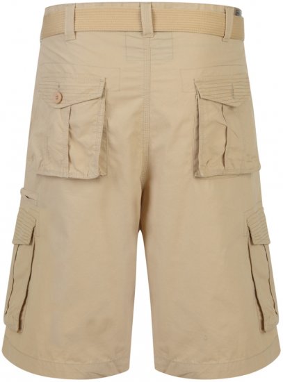 Kam Jeans Belted Cargo Shorts Stone - Lühikesed püksid - Lühikesed Püksid suured suurused: W40-W60
