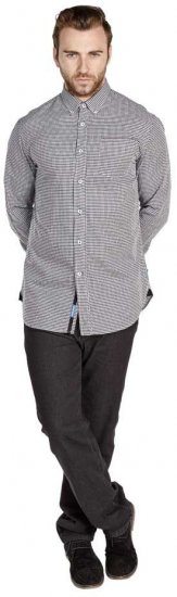 D555 Garret Shirt With Contrast Details - Särgid - Meeste suured särgid 2XL – 8XL